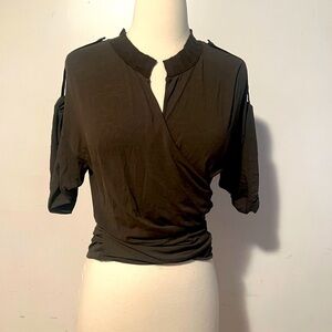 stella mccartney army green top size 38